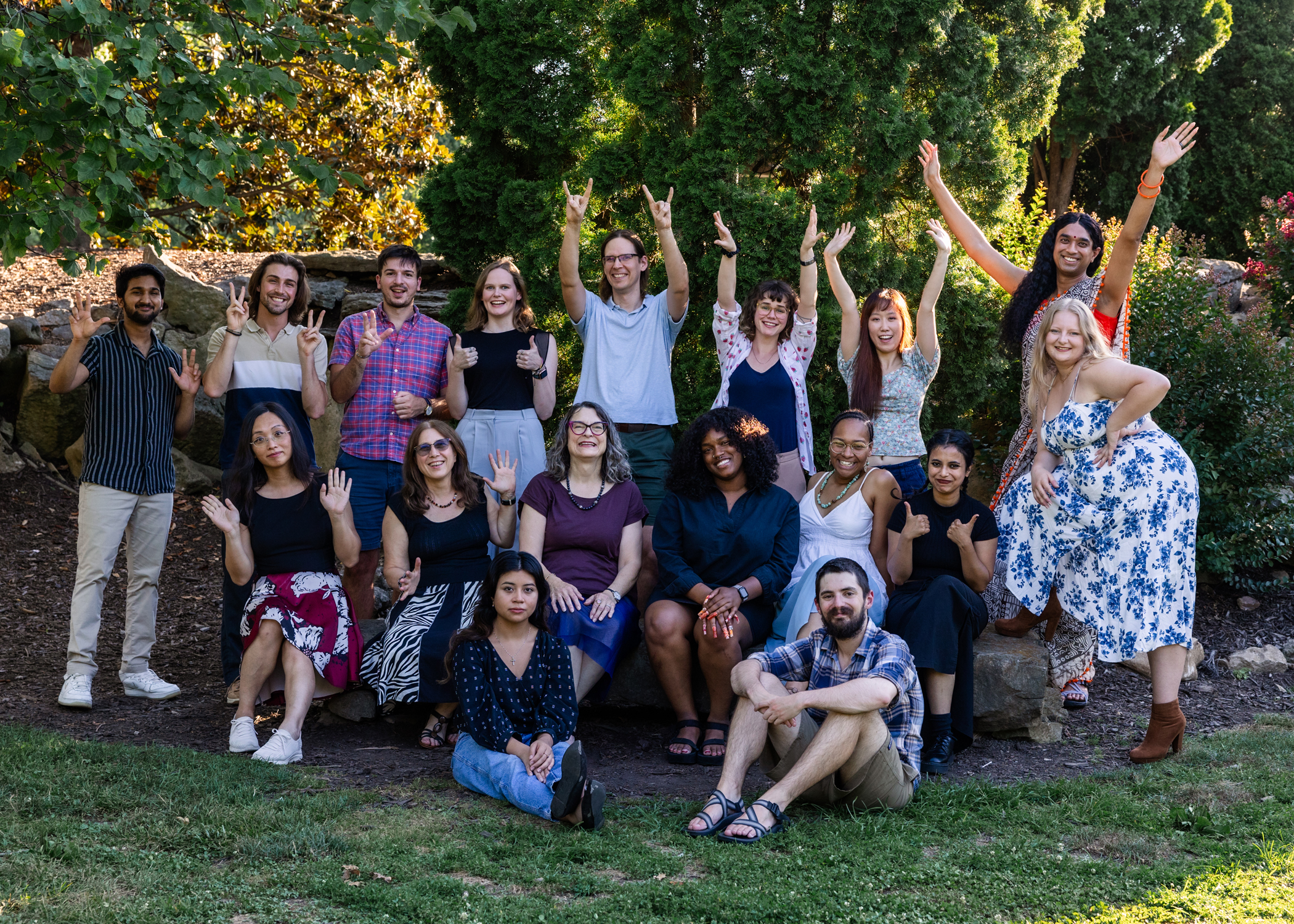 Julia Velkovska with her team of Vanderbilt physicists uncovering the mysteries of the universe. 