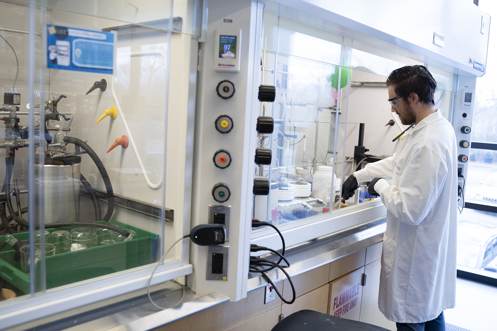 A Warren Center research lab