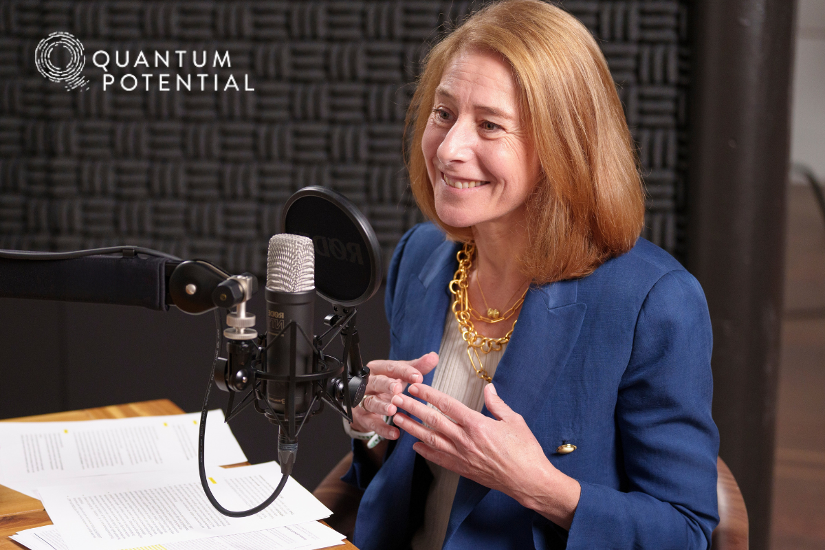 Quantum Potential Podcast host C. Cybele Raver, provost of Vanderbilt University