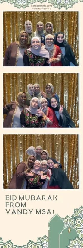 Duaa Faquih celebrates Eid Mubarak with the Vanderbilt Muslim Student Association. (Submitted photo)