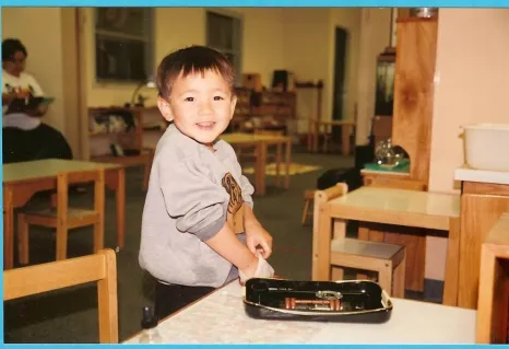 Jack Roberts Jue at the very beginning of his elementary school experience (Submitted photo)