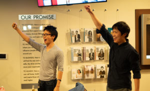 Japanese party comedic act called nininbaori