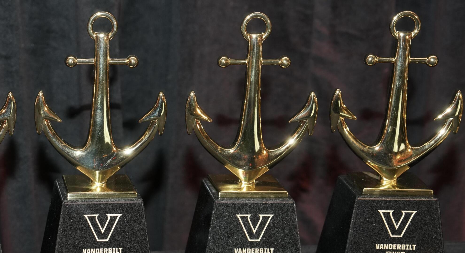 Vanderbilt Athletics anchor awards given to enshrinees. 