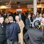 The Owen Reunion Reception is in full swing Friday evening in the Management Hall lobby.