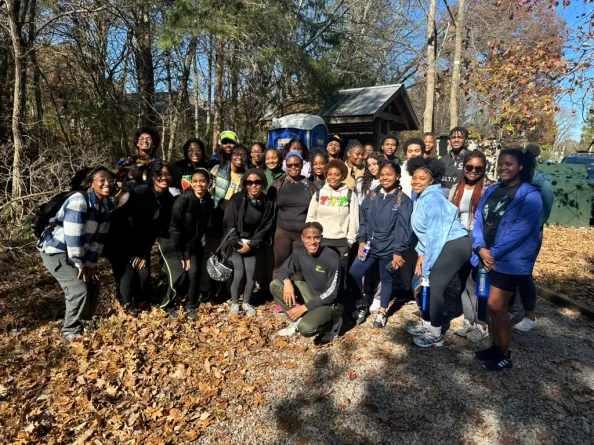 Danait Issac leading a Blackness and the Great Outdoors hiking trip (Submitted photo)