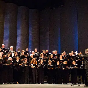 Vanderbilt Community Chorus performing on stage