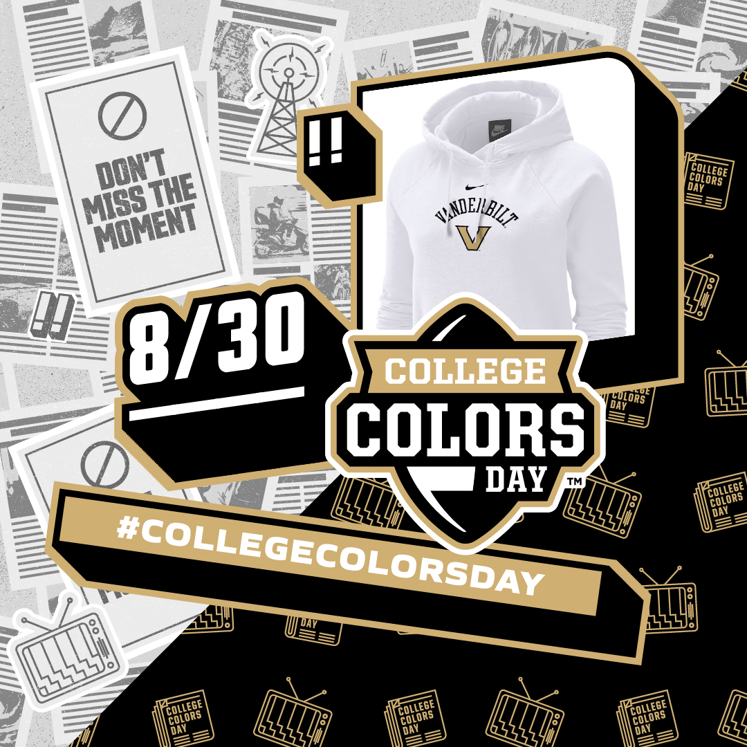 Social Media post for College Colors Day on 8/30.