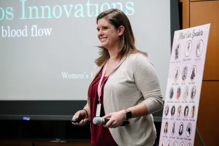 Karrie Dudek won a first place prize at the the Renaissance Women’s Summit at the Wond'ry, Vanderbilt's Innovation Center. (Vanderbilt University)