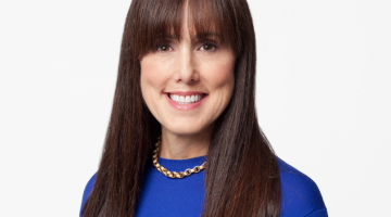 Pictured: a headshot of Maria Renz, the keynote speaker for Vanderbilt Business' 2024 Commencement.