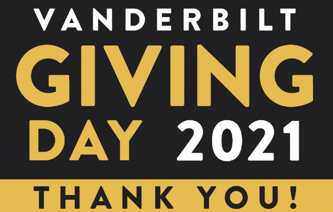 Vanderbilt Giving Day 2021 Thank You!