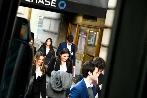 Vanderbilt students on the Spring 2025 NYC Finance Trek. (Vanderbilt University Career Center)