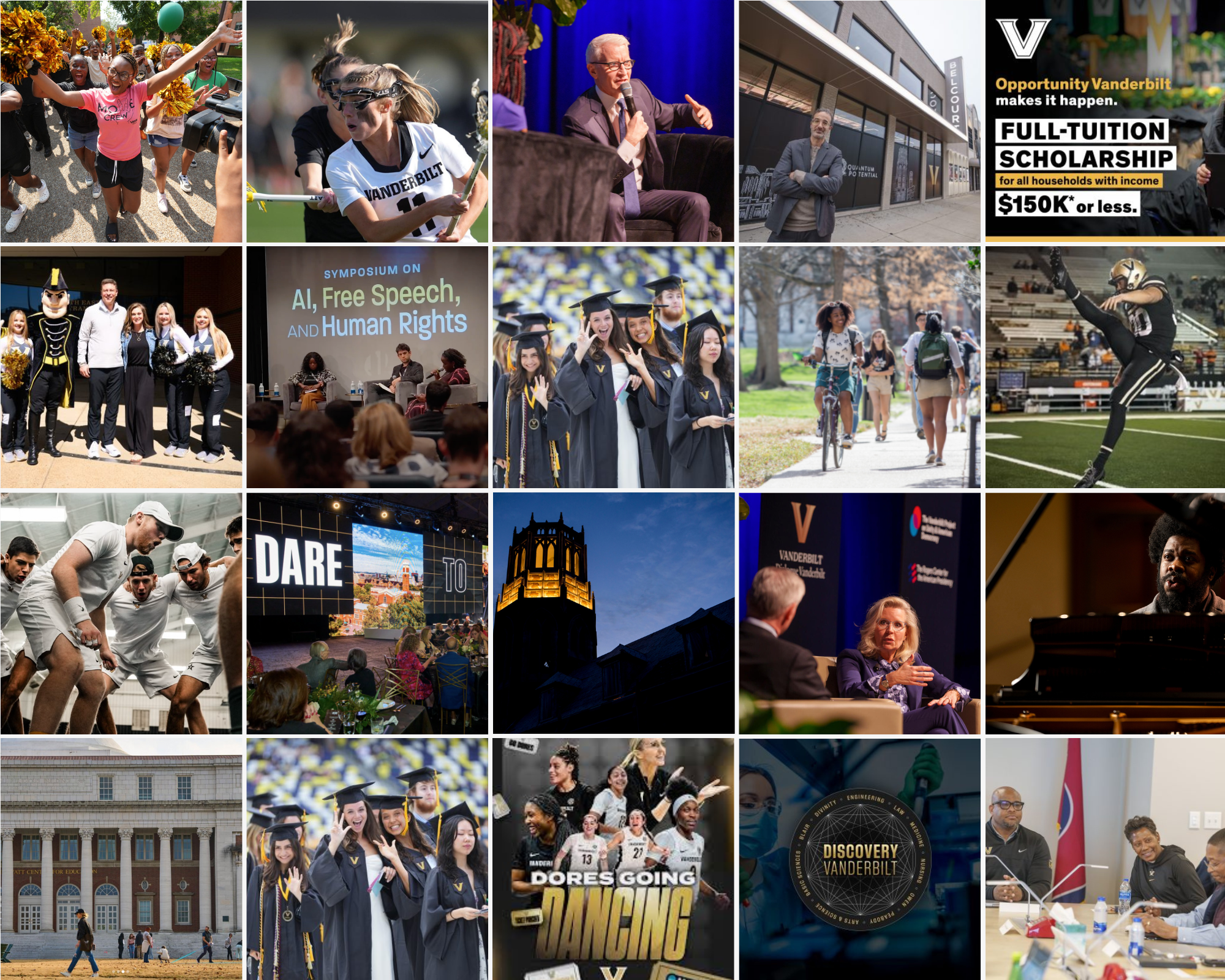 Collage of images related to the 2023-24 academic year.