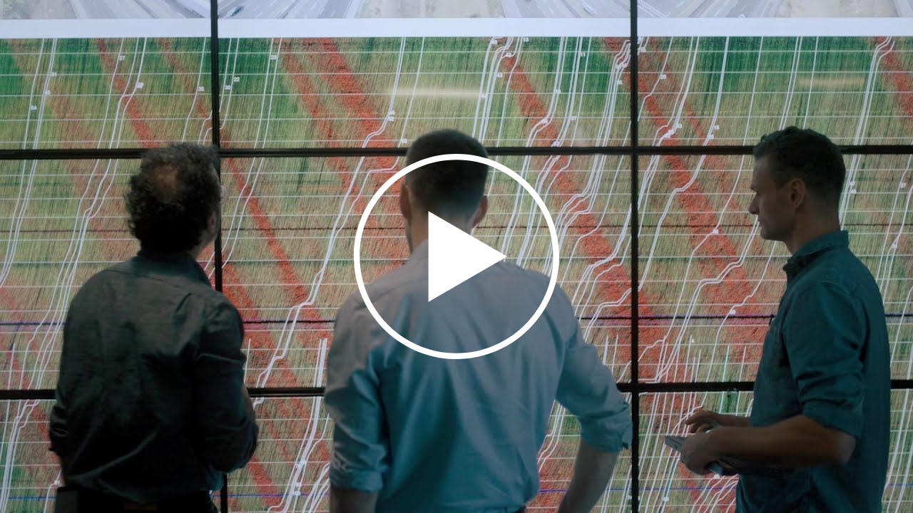 Screengrab of a Quantum Potential video titled "Less Traffic on the Road to Tomorrow."