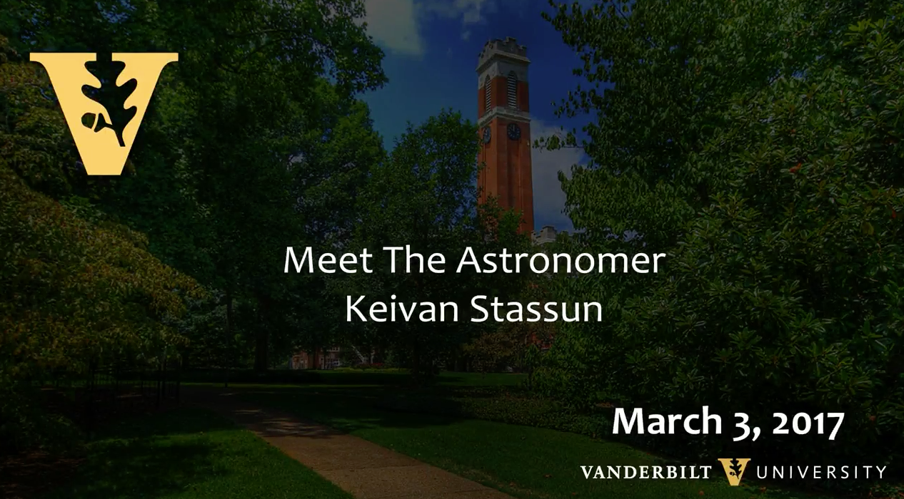 Meet the Astronomer: Dr. Keivan Stassun