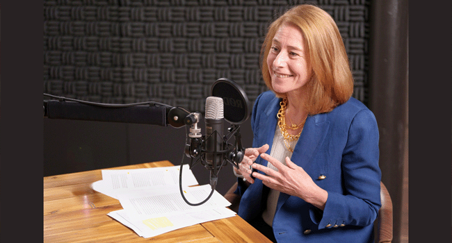 Quantum Potential Podcast host C. Cybele Raver, provost of Vanderbilt University