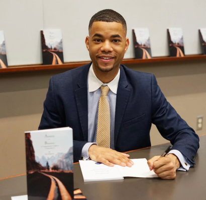 Trey Ferguson at his book signing for "A[mateur] to B[arrister]" (Submitted photo)