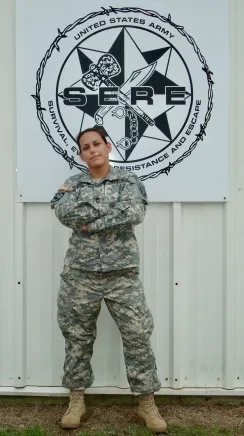 Vanessa Morales' promotion to Sergeant First Class in 2007 (Submitted photo)