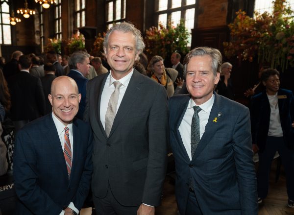 Featured in photo (from left to right): Robert Gottheim (Chief of Staff to Representative Nadler), Daniel Diermeier, NY State Senator Brad Hoylman-Sigal. (Barry Williams/Vanderbilt University)