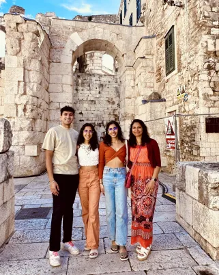 Vivek Kumar and his family on a trip to Croatia in 2023 (Submitted photo)