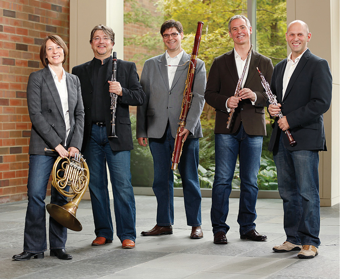 The Blair Woodwind Quintet presented the world premiere of composer Augusta Read Thomas’ "Avian Escapades" in September.