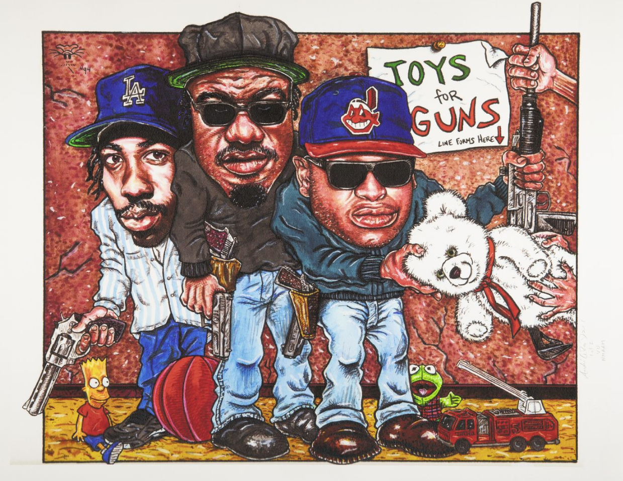 André LeRoy Davis Hip-Hop Collection image: Toys for Guns