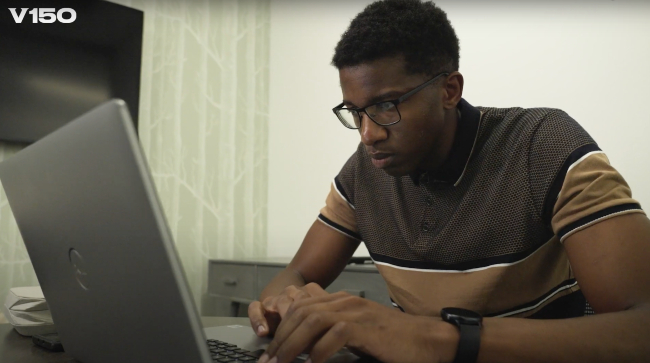 Jaylin Dyson, a data solutions analyst with VUIT, participates in the SkillBridge program.