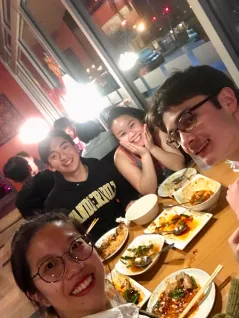 Hao Zhen and her friends