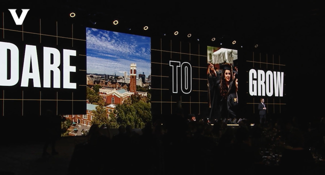 Dare to Grow comprehensive campaign launch event on April 21, 2023. (Vanderbilt University)