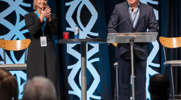 entrepreneurial community leaders Pawlicki and Burcham