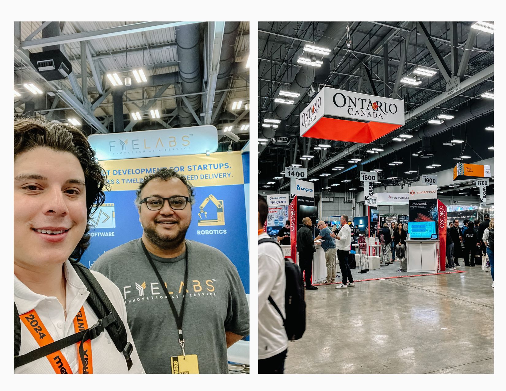 Jarod Ronquillo with one of his interviewees