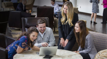 MAcc Assurance students in study group