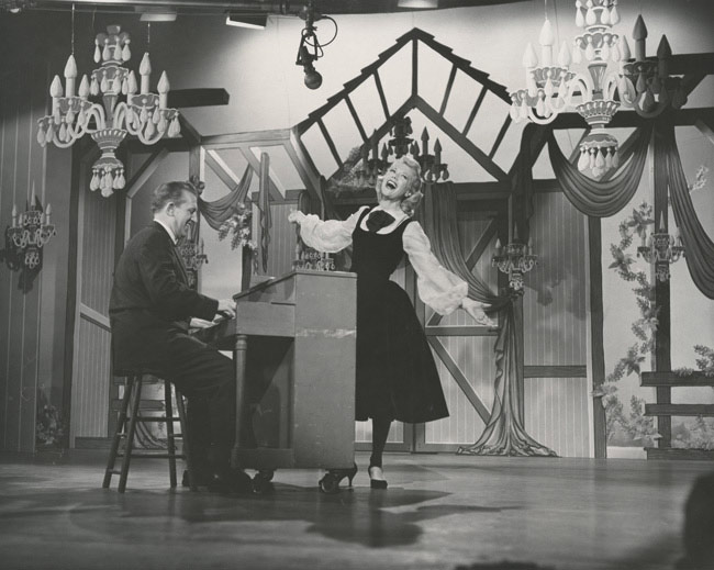 Photo of Dinah Shore with Francis Craig