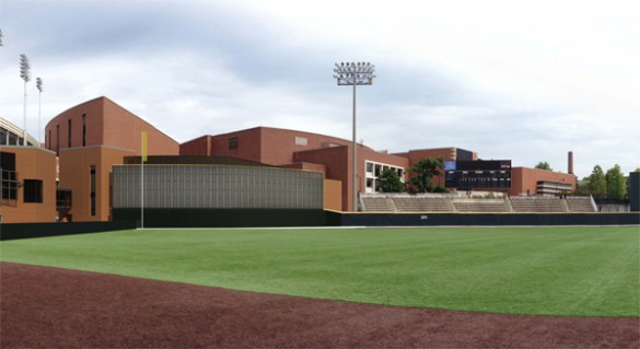 A rendering of Hawkins Field. (Gilbert McLaughlin Casella Architects)