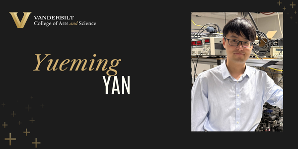 Yueming Yan in the lab.