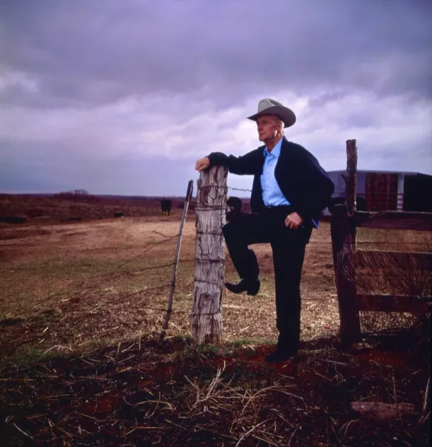This photo of Tatum's grandfather on his Texas ranch was part of David Earp's senior photography portfolio. (Submitted photo)