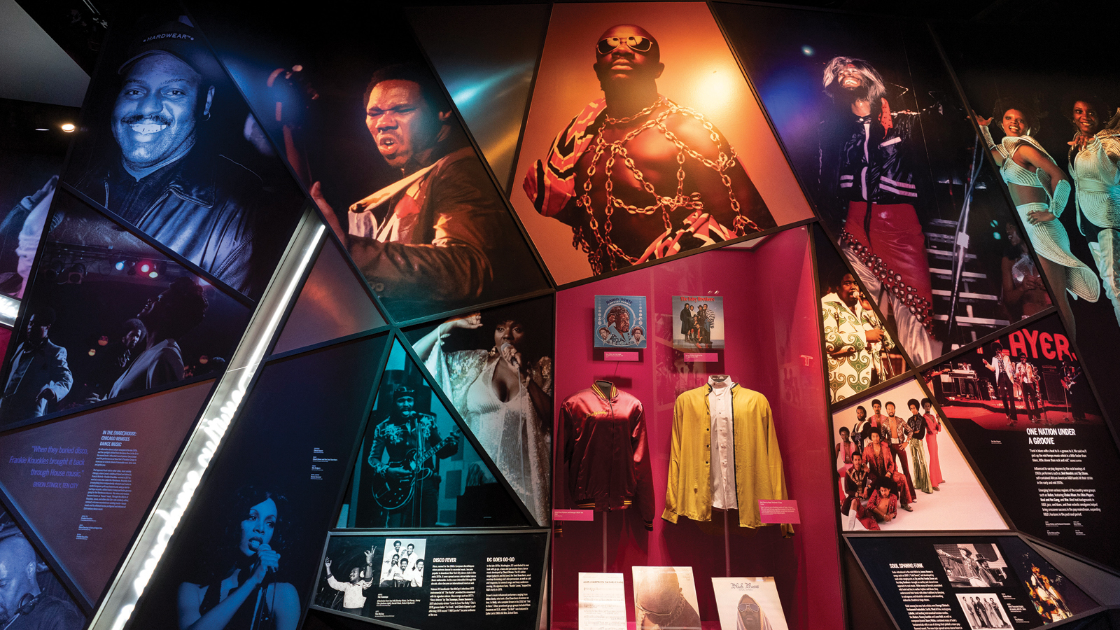 Photo from inside the exhibit