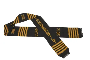 Kente cloth commencement stole from 2012, now in University Archives