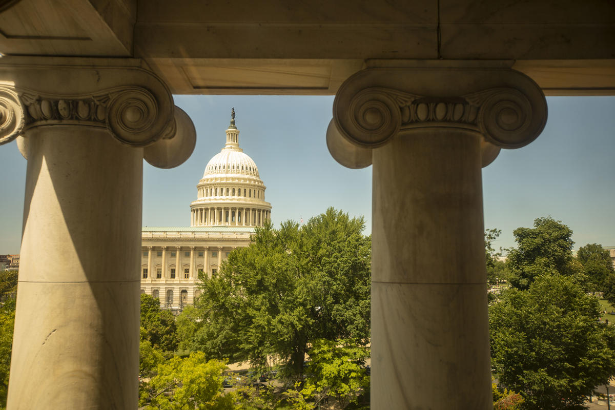 exterior view of the U.S. Capitol in Washington, D.C.