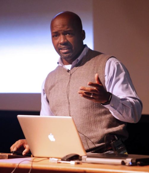 Rosevelt Noble, senior lecturer in sociology and director of the Bishop Joseph Johnson Black Cultural Center, recently taught an Osher Lifelong Learning class, "Understanding America's Mass Incarceration Binge." (Steve Green/Vanderbilt University)