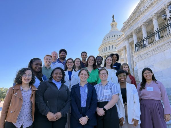 Vanderbilt students and postdocs at the U.S. Capitol for the Federal STEM Policy and Advocacy Seminar (Vanderbilt University)