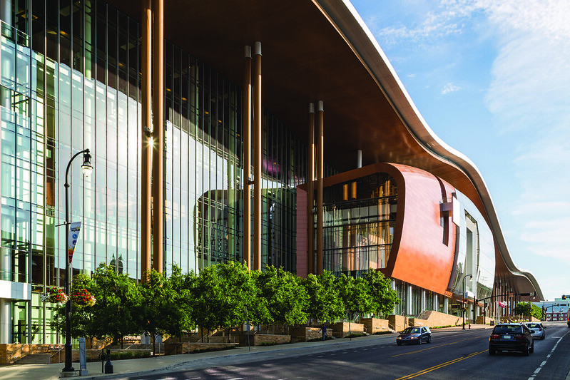 exterior view of Nashville Music City Center