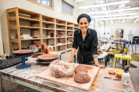 Raheleh Filsoofi, assistant professor of art (John Russell/Vanderbilt University)