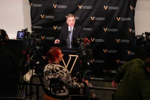Press Conference Announcing bid to host the 2030 Special Olympics TN USA Games. Photo: Harrison McClary/Vanderbilt University