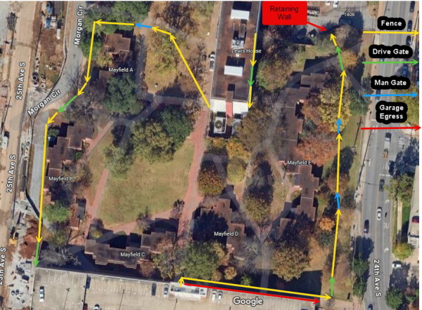 Map of Mayfield Closures
