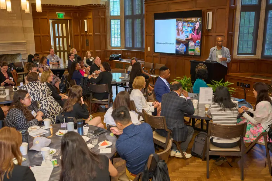 Vanderbilt new faculty orientation on Aug. 15 (Harrison McClary)