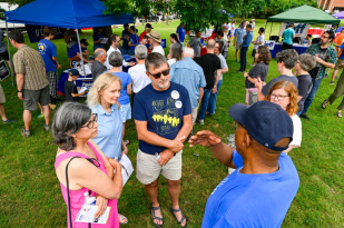 Vanderbilt sponsored a “Meet The County-Wide Candidates” meet and greet event held at Fannie Mae Dees park.