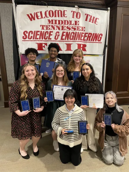 ISR students at the Middle Tennessee Science and Engineering Fair