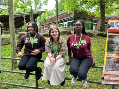 Day of Discovery students at the Nashville Zoo