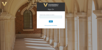 login page