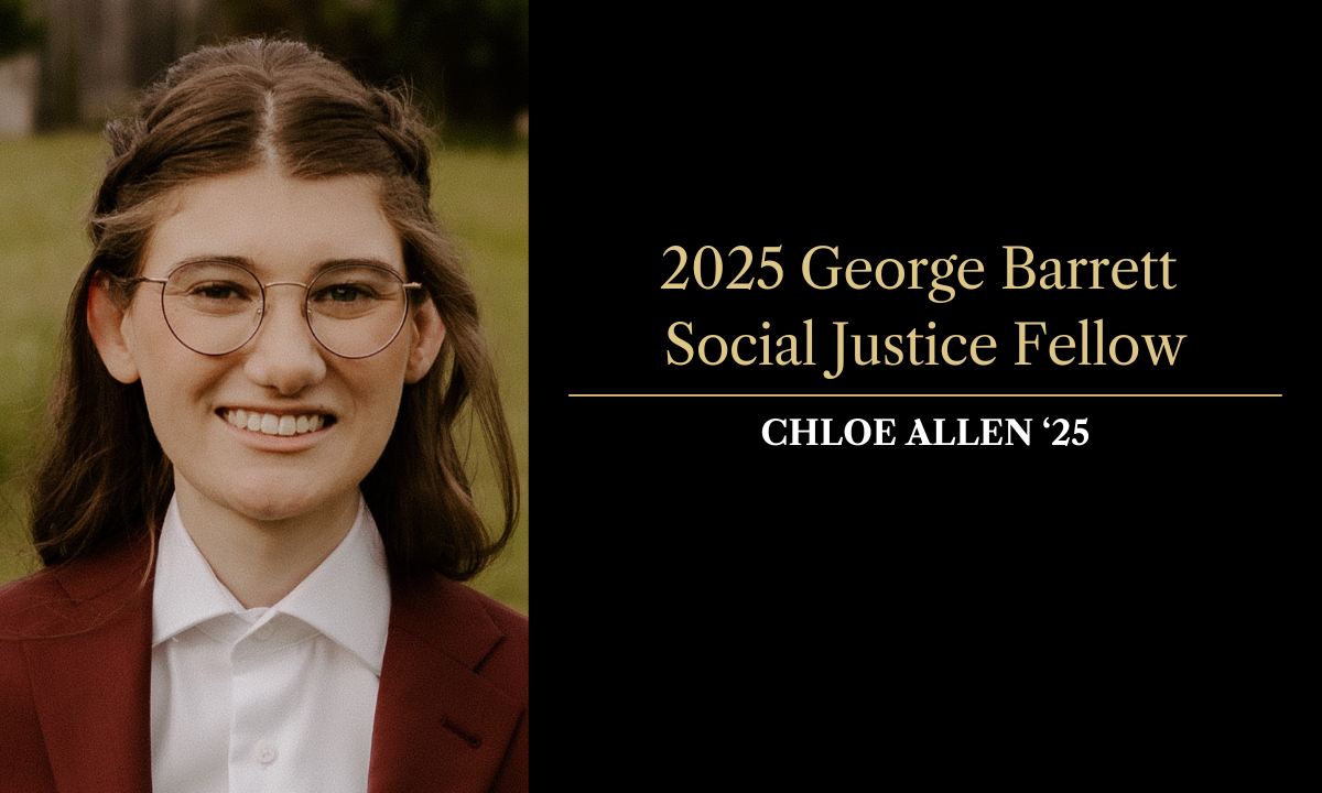 2025 Barrett Fellow Chloe Allen
